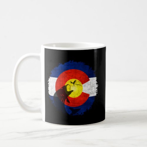 Colorado Flag With Fly Fishing _S Coffee Mug