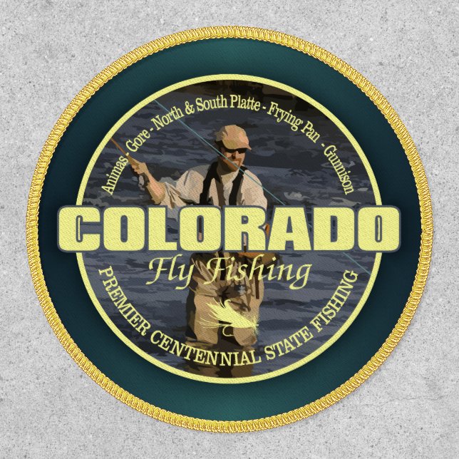Colorado Fly Fishing  Patch (Front)