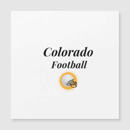 Colorado football  magnetic invitation