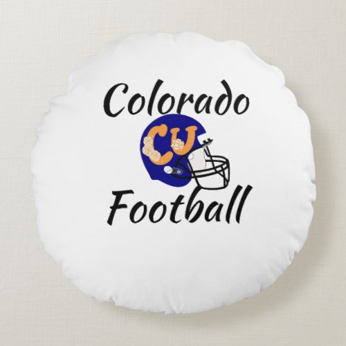 Colorado Football  Round Pillow