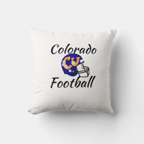Colorado Football  Throw Pillow