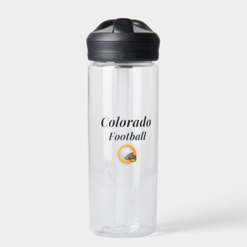 Colorado football  water bottle