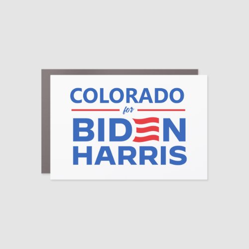 Colorado for Biden Harris Car Magnet