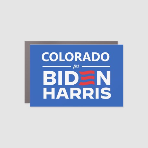 Colorado for Biden Harris Car Magnet