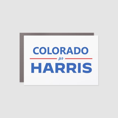 Colorado for Kamala Harris Car Magnet