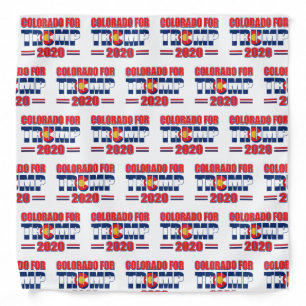 Colorado For Trump Bandana