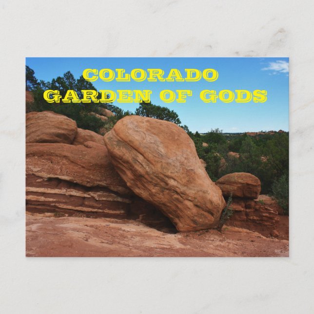 Colorado Garden of Gods Post Card (Front)