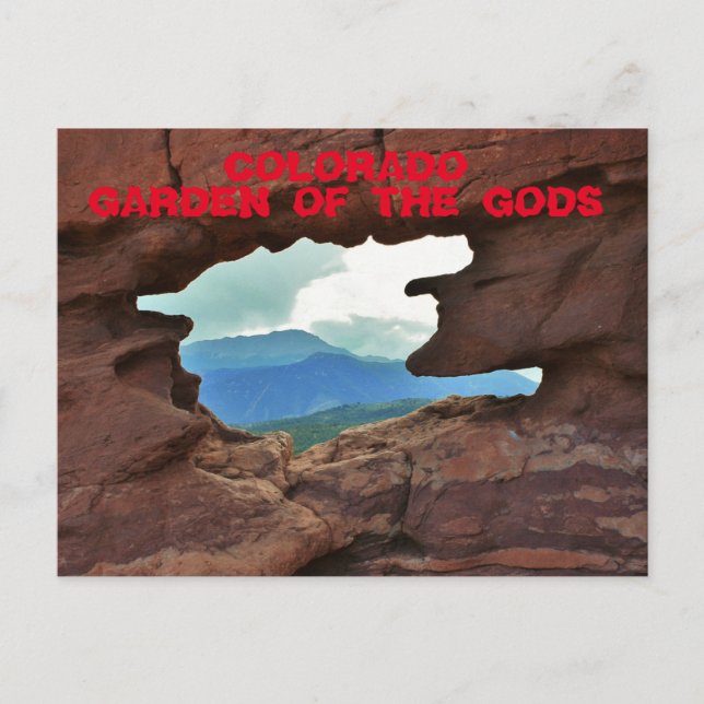 Colorado Garden of the Gods Postcard (Front)
