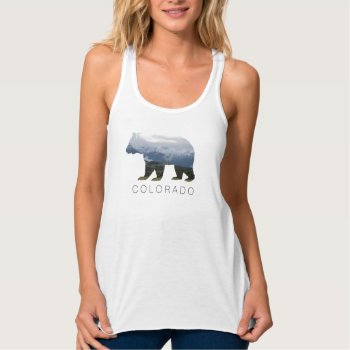 Colorado Grizzly Bear | Mountians Tank Top by RedefinedDesigns at Zazzle
