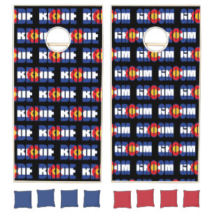 Colorado Groom and Bride Cornhole Set