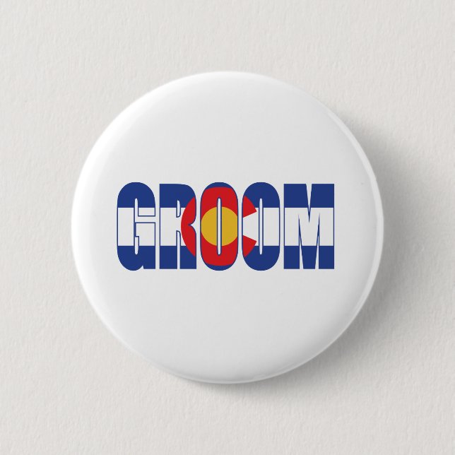 Colorado-Groom Button (Front)