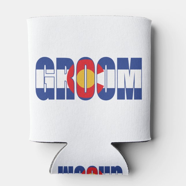 Colorado-Groom Can Cooler (Back)