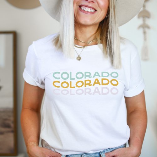 Colorado Groovy Wavy Text Shirt