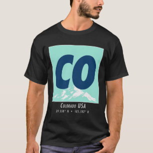 Colorado Hiking And Skiing Co Vintage Mountain Spo T-Shirt