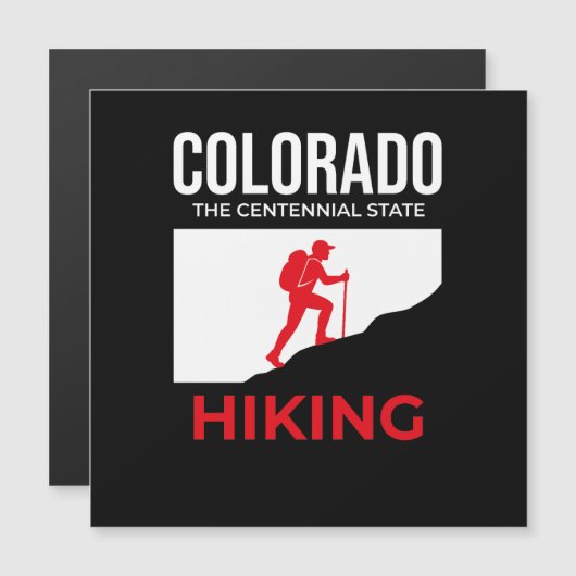 Colorado Hiking – The Centennial State USA (Front/Back)