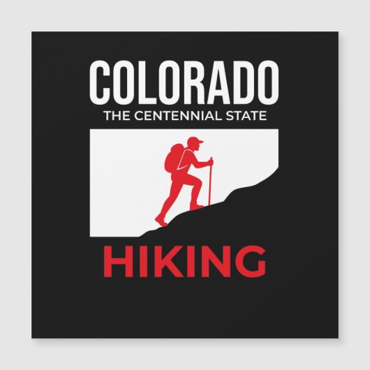 Colorado Hiking – The Centennial State USA (Front)