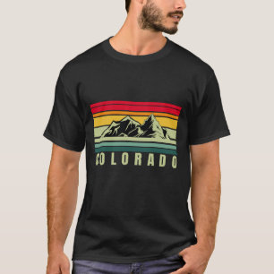 Colorado Hiking Travel Retro T-Shirt