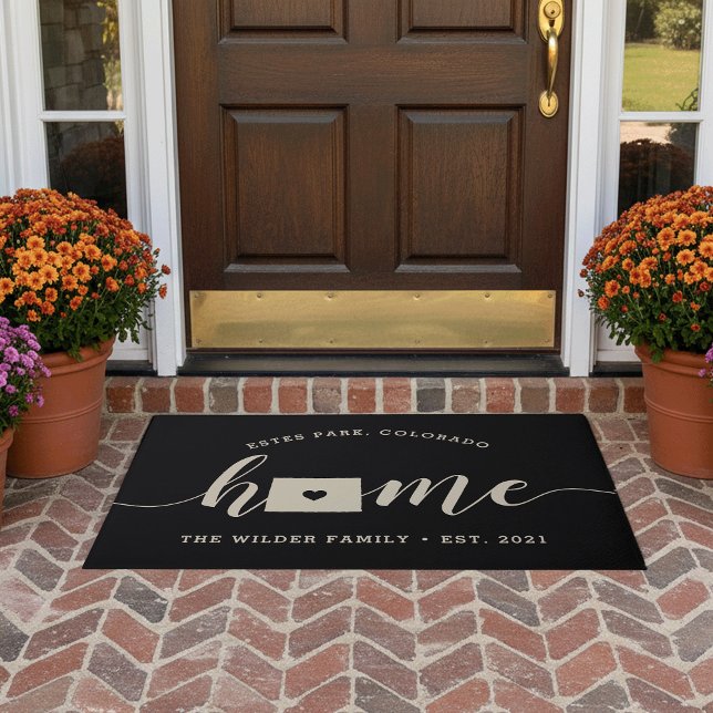 Colorado Home State Personalized Doormat (Creator Uploaded)
