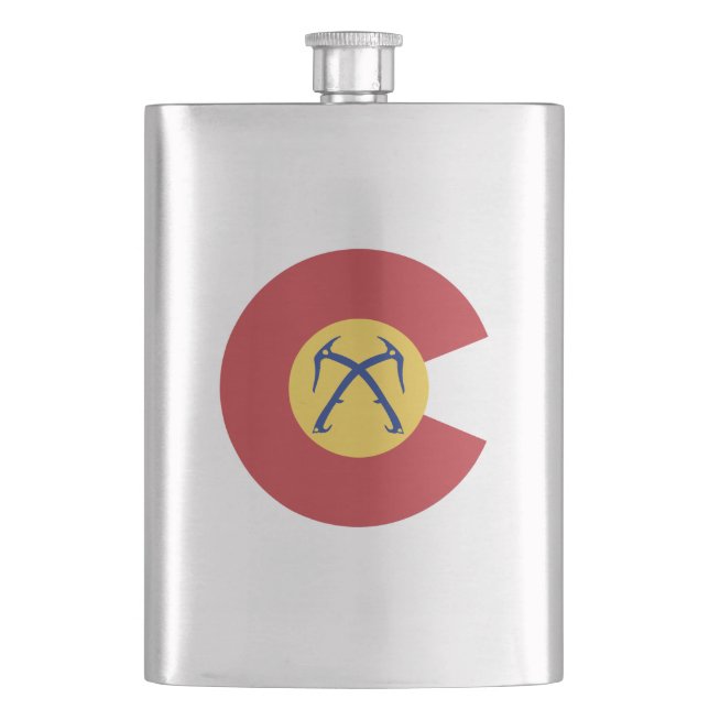 Colorado Ice Tools Flask (Front)