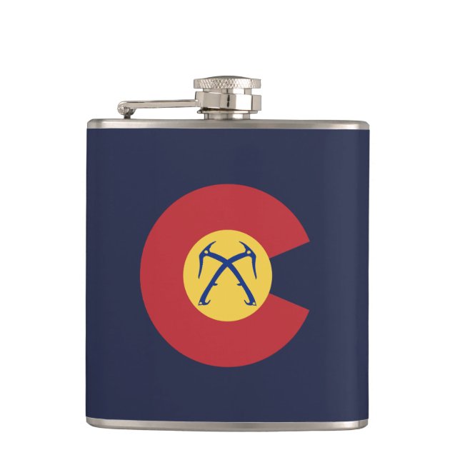 Colorado Ice Tools Flask (Front)