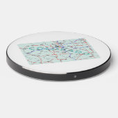 Colorado Interstate Map Wireless Charger (Front 2)
