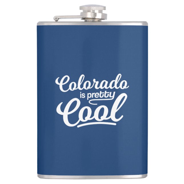 Colorado Is Pretty Cool Flask (Front)