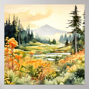 Colorado Landscape Art Poster