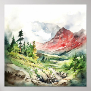 Colorado Landscape Art Poster