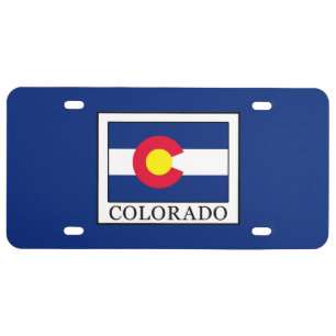 Colorado License Plate