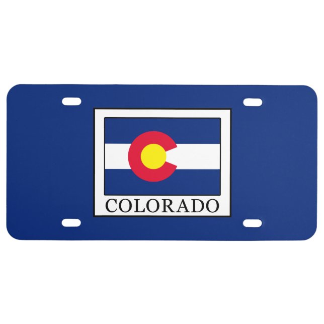 Colorado License Plate (Front)