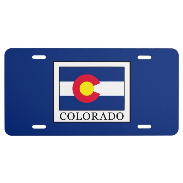 Colorado License Plate (Front)