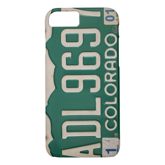 Colorado license plate phone case (Back)