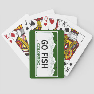 Colorado License Plate Poker Cards