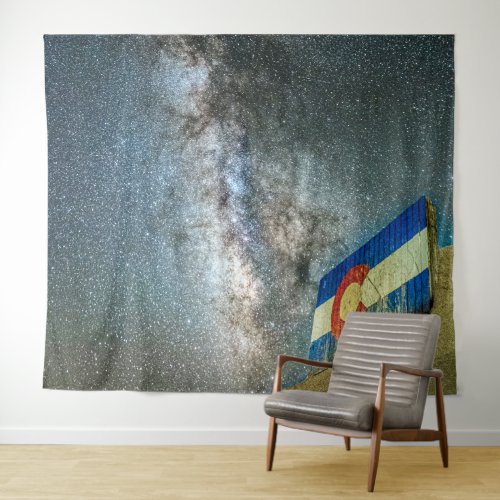Colorado Living  Milkyway Galaxy Long Exposure Tapestry
