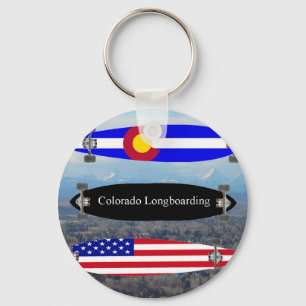 Colorado Longboarding Keychain