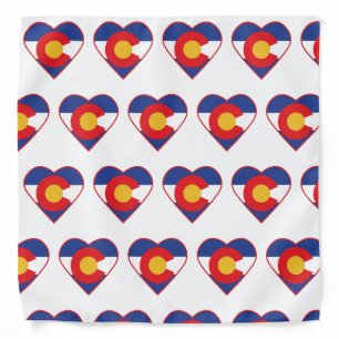 Colorado Love Flag Bandana