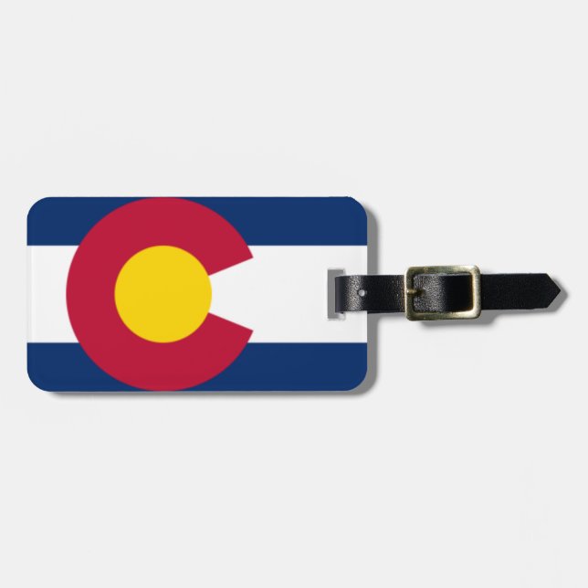 Colorado Luggage Tag (Front Horizontal)
