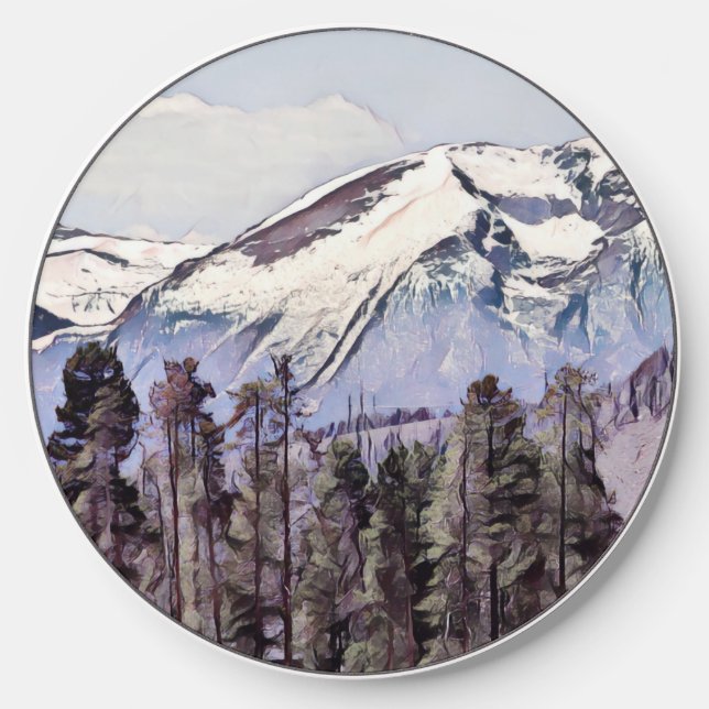 Colorado Mountain Art Phone Charger (Front)