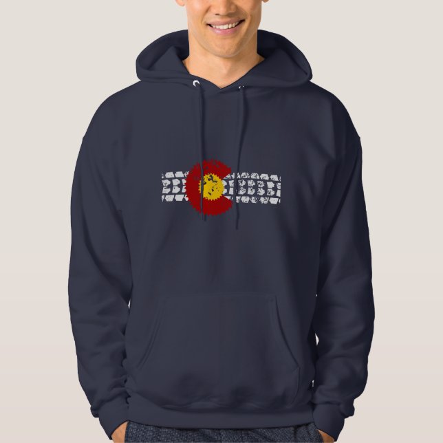Colorado Mountain Biking Hoodie (Front)
