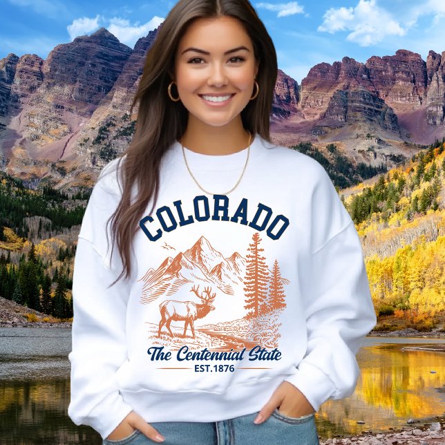 Colorado Mountain Deer Sweatshirt | Nature Lover  (Creator Uploaded)