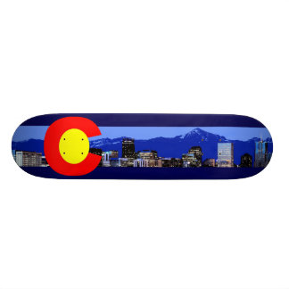 Colorado Mountain Flag Skateboard Deck