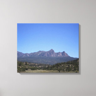 Colorado Mountain Landscape Color 16x20 Canvas Print