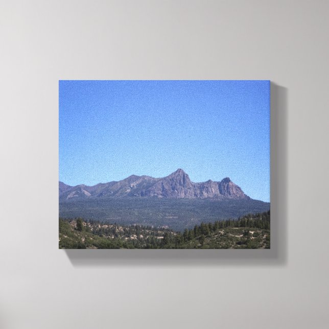 Colorado Mountain Landscape Color 8x10 Canvas Print (Front)