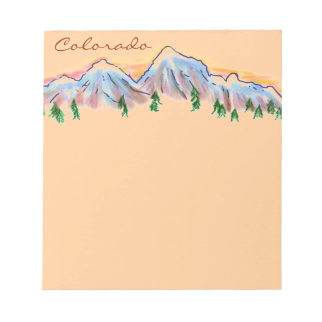 Colorado mountain notepad (Front)