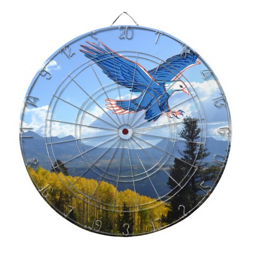 Colorado Mountain Pike National Park Blue Eagle Dart Board