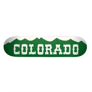 Colorado Mountain Range Skate Deck