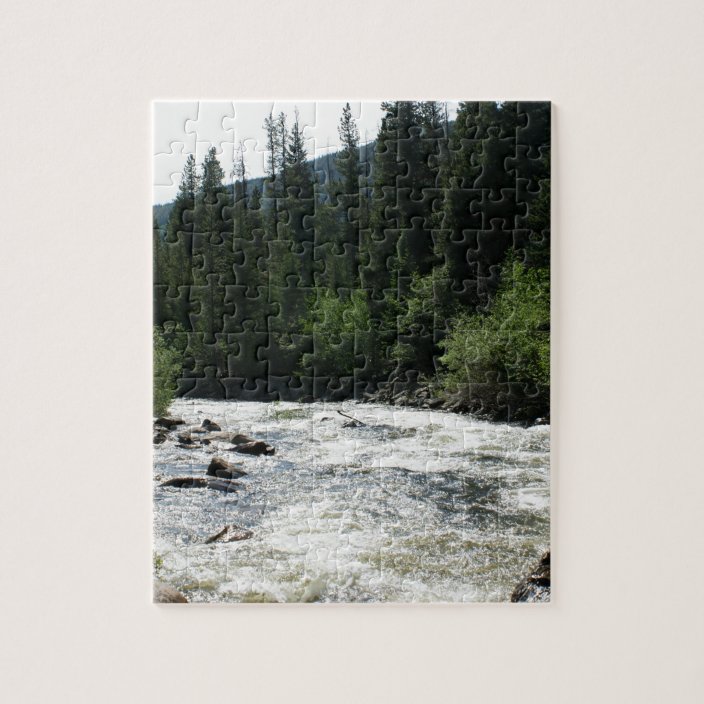 Colorado Mountain River Jigsaw Puzzle | Zazzle.com