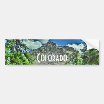 Colorado Mountain Scenery Bumpersticker Bumper Sticker by ArtisticAttitude at Zazzle