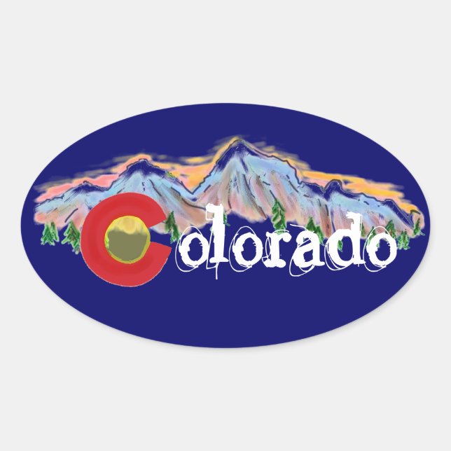 Colorado mountain stickers (Front)