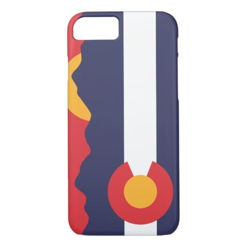 Colorado Mountain Sunset  Flag Case